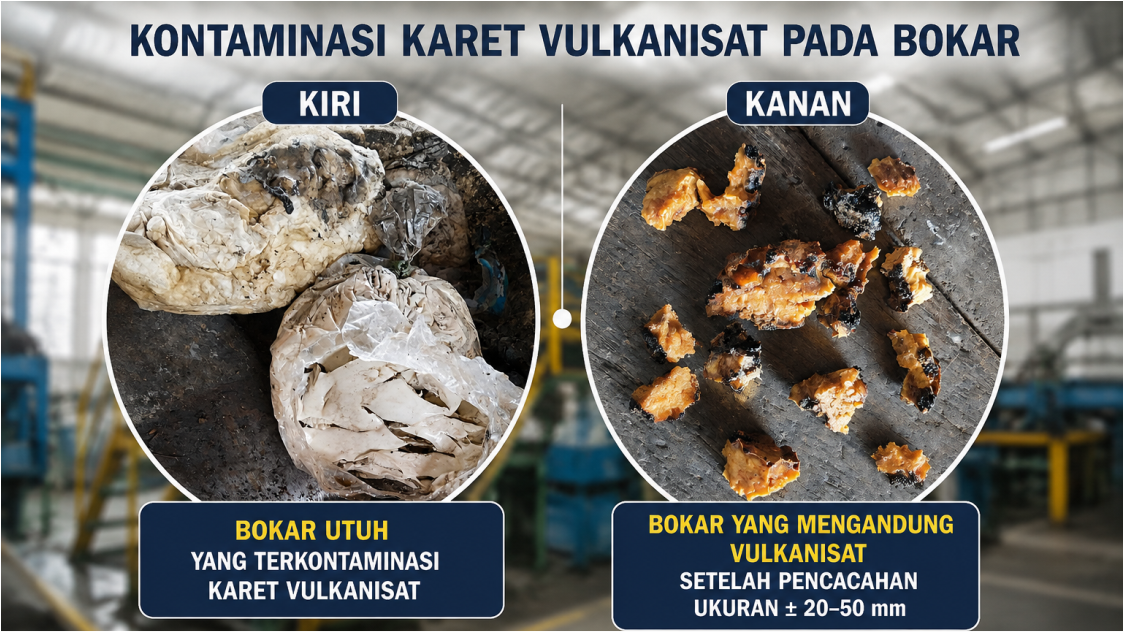 Harga Karet Naik, Pabrik Crumb Rubber Diimbau Waspadai Potensi BOKAR Terkontaminasi Karet Vulkanisat