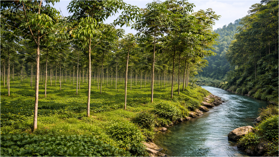 Pasar Karet Bergerak Konsolidatif, Stok Tinggi di China Tekan Harga